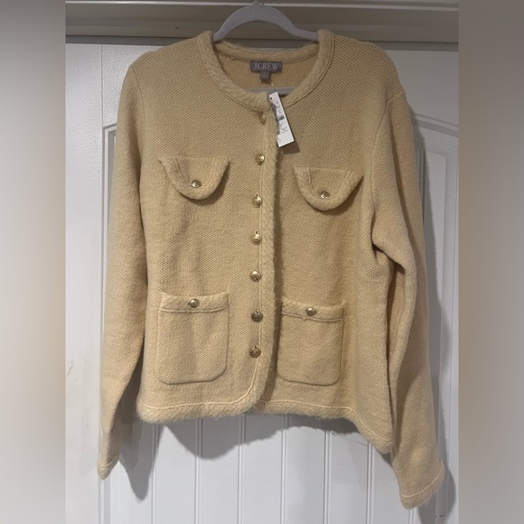 J. Crew Tops - Textured sweater lady jacket size XL NWT